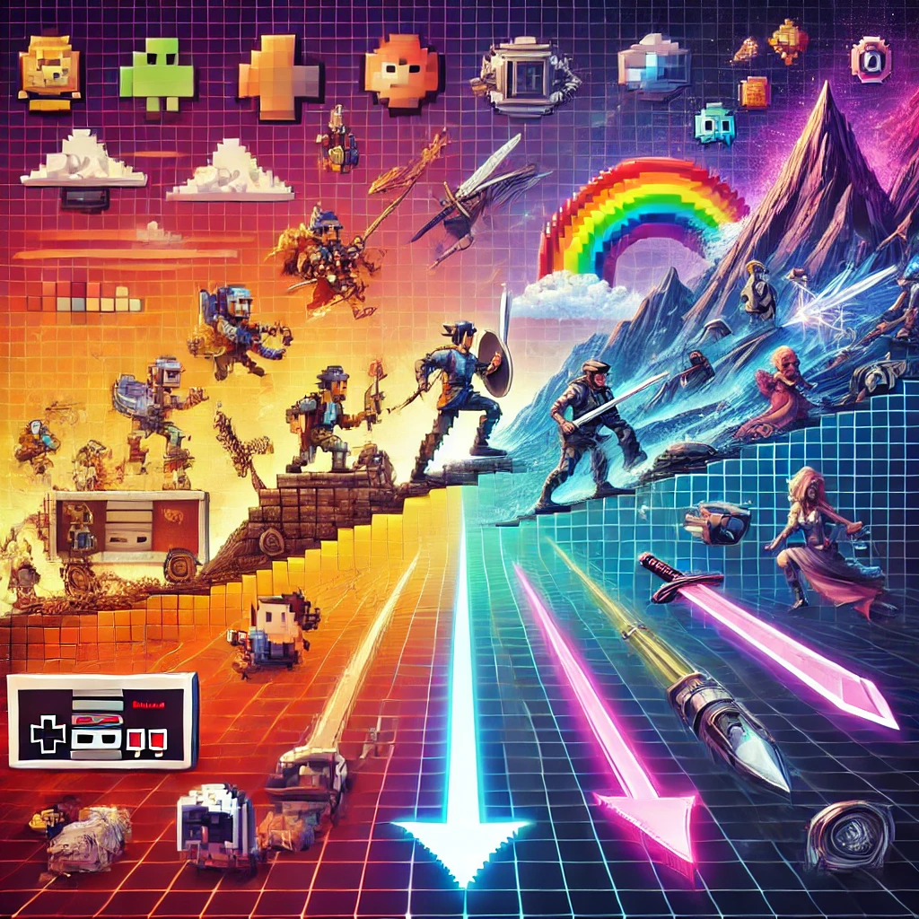 Membentuk Dunia Virtual: Evolusi Seni Properti dalam Sejarah Game